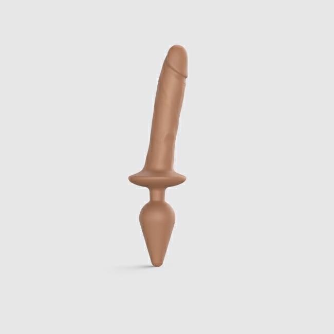 Produktbild Strap-on-me Switch Plug-In Dildo Caramel (XXL)