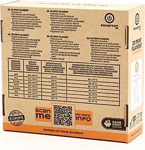 Produktbild Powerton 3D ECONOMY LINE Filament ABS Smart 1000g, enchanted green (1.75 mm, 1000 g)