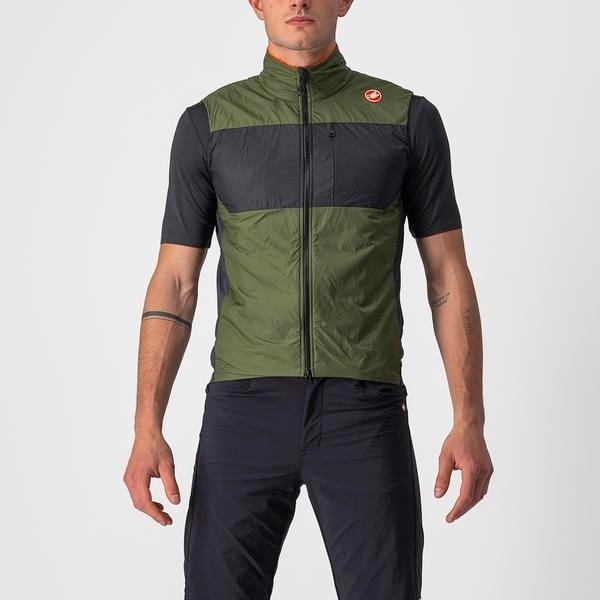 Dark Gray-Brilliant Orange, Light Military Green