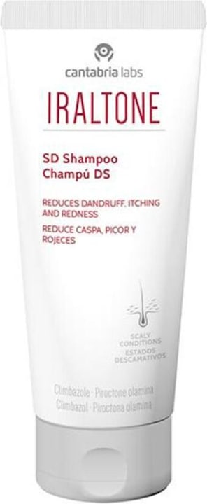 Actual product image Cantabria Labs Iraltone Shampoo Ds Anti-dandruff 200ml (200 ml, Liquid shampoo)