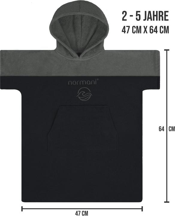 Actual product image Normani Kinder Badeponcho 2-5 Jahre Puwai