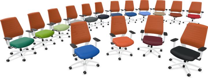 Actual product image Dauphin X-Code office swivel chair