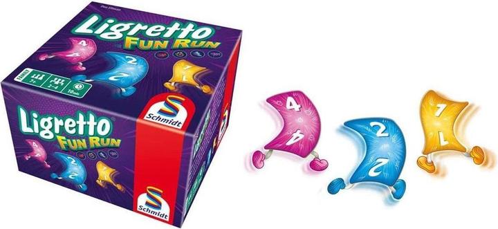 Produktbild Schmidt Spiele Ligretto Fun Run (mult) (Deutsch, Englisch, Französisch, Italienisch, 2 - 4 Spieler)