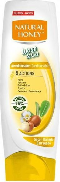 Produktbild Natural Honey WASH & GO acondicionador seco 330 ml (330 ml, Flüssiges Shampoo)