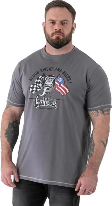 Produktbild DUKE Jasper D555 Gas Monkey TShirt Kingsize (4XL)