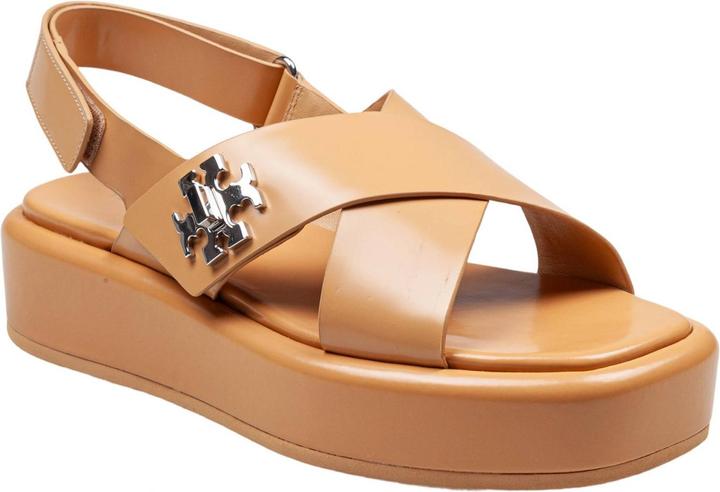 Image du produit Tory Burch t lock sandal with platform in leather color cantucci (38)