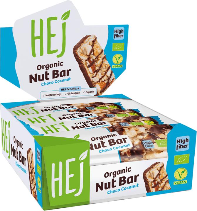 Image du produit HEJ Nutrition Organic Nut Bar (480 g, 12 pcs)