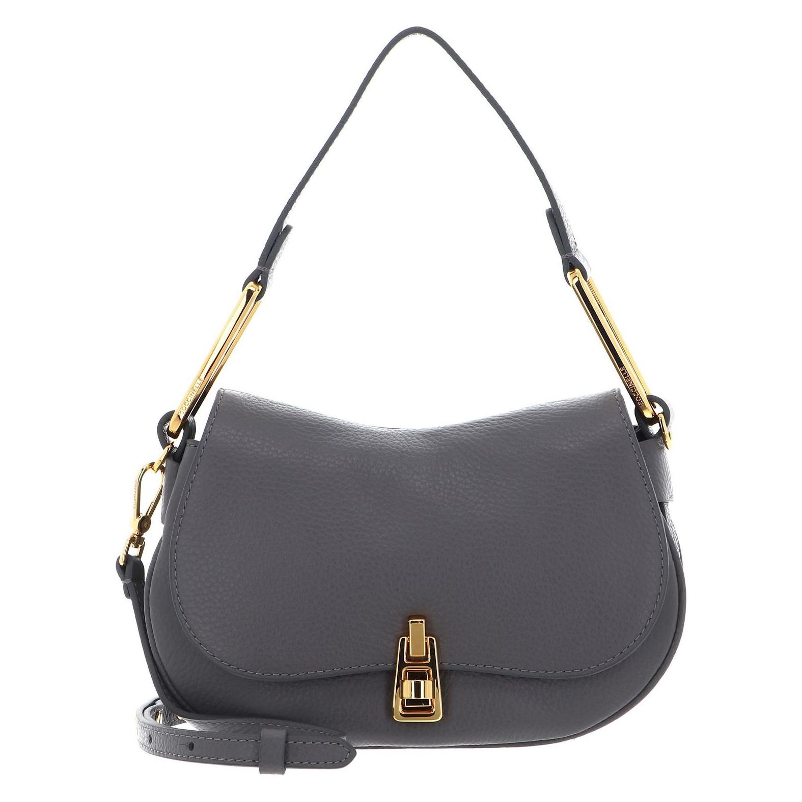 Coccinelle, Damen, Handtasche, Magie Soft Handbag Grained Leather, Grau