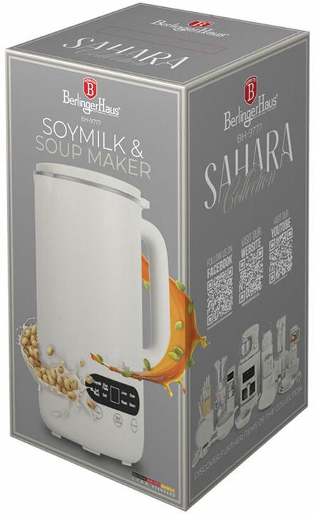 Produktbild BerlingerHaus Haus Sojamilch- und Suppenzubereiter Sahara Collection (730 W)