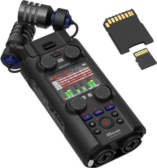 Zoom Audio-Recorder H5 Studio mit Speicherkarte (Multitrack recorder)