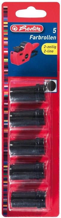 Image du produit Herlitz Rouleau encreur pour étiqueteuse de prix 2 lignes, 5 pièces