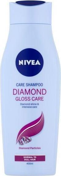 Actual product image NIVEA Hair Care Shampoo DIAMOND GLOSS CARE 400 ml (400 ml, Liquid shampoo)