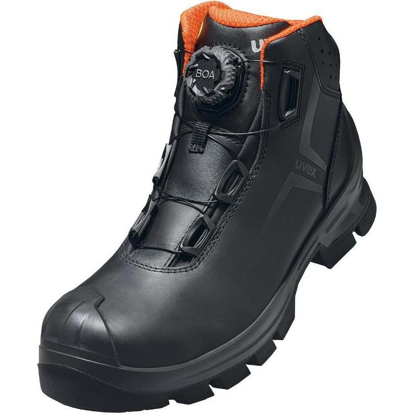 Uvex Safety, Sicherheitsschuhe, 2 MACSOLEÂ Stiefel S3 65322 schwarz, orange Weite 11 GrÃ¶ÃŸe 36 (S3, 36)