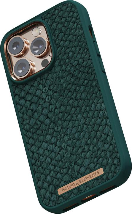 Image du produit Njord Étui rigide Salm.Leather Magsafe vert (Apple iPhone 14 Pro)