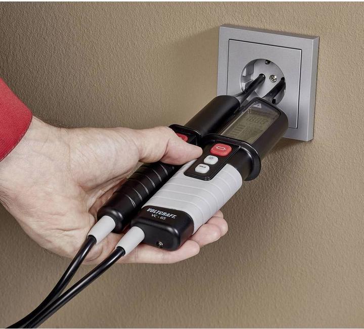 Actual product image Voltcraft Bipolar voltage tester + VDE screwdriver set + bag (CAT III 1000V, CAT IV 600V)