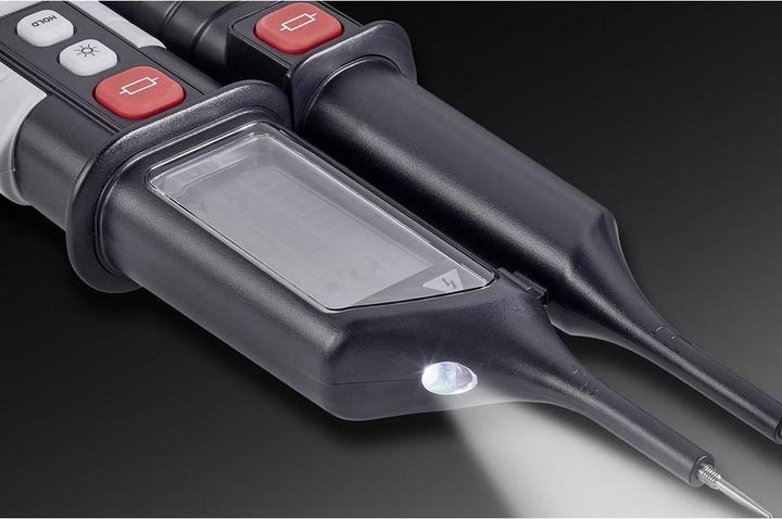 Actual product image Voltcraft Bipolar voltage tester + VDE screwdriver set + bag (CAT III 1000V, CAT IV 600V)