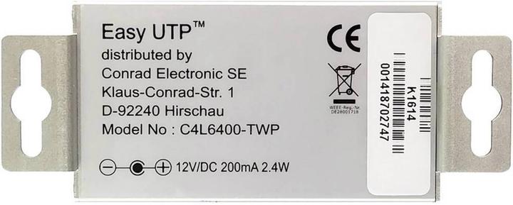 Produktbild Renkforce Netzwerkverlängerung über UTP (2er Set) (Netzwerk Zubehör)
