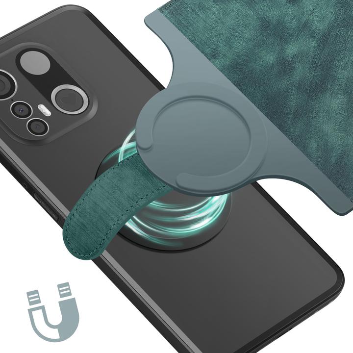 Image du produit Avizar MagSafe-Etui für Smartphone bis 6.4 Zoll Klapp Portemonnaie-Stil (Universel)