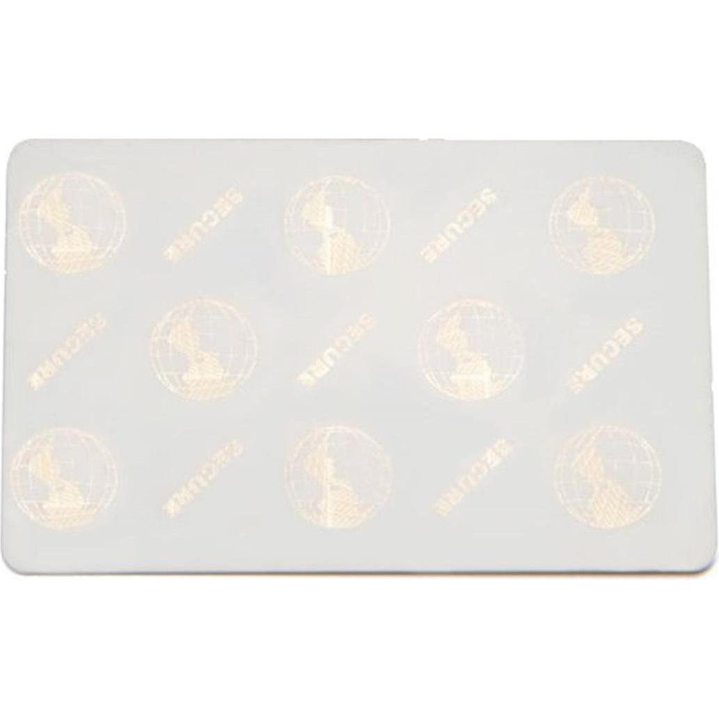 Zebra, Laminierfolie, Hand Applied Peel-N-Stick Supl Genuine Secure Hologram Laminate (500 Stück)