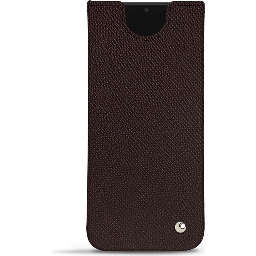 Noreve Lederschutzhülle (Samsung Galaxy S21), Smartphone Hülle, Braun