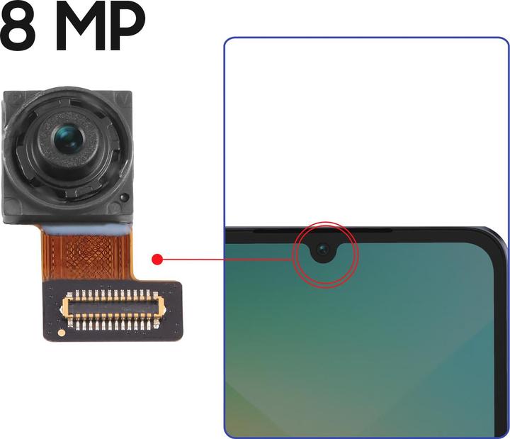 Actual product image Samsung Frontkamera für Galaxy A06 Selfie-Sensor 8MP