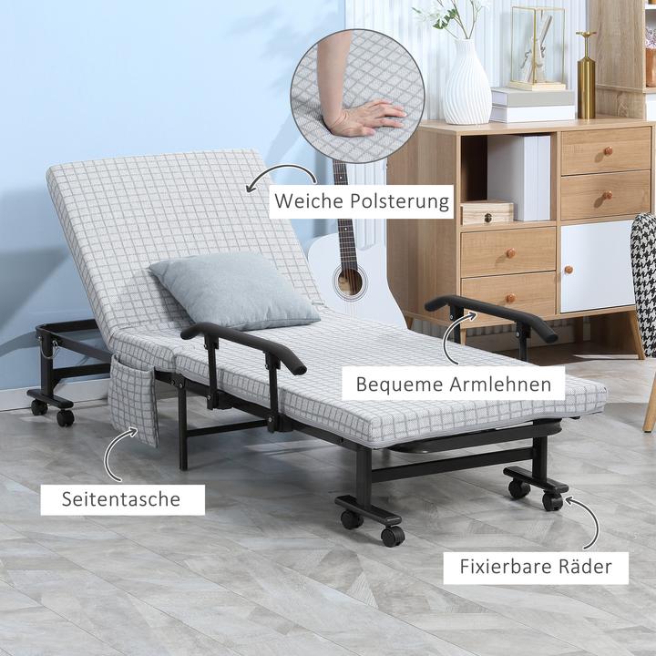 Actual product image Homcom Folding bed (76 x 190 cm)