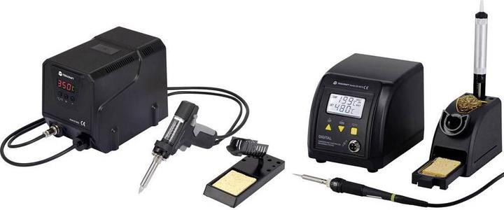 Actual product image Toolcraft Soldering station + desoldering station