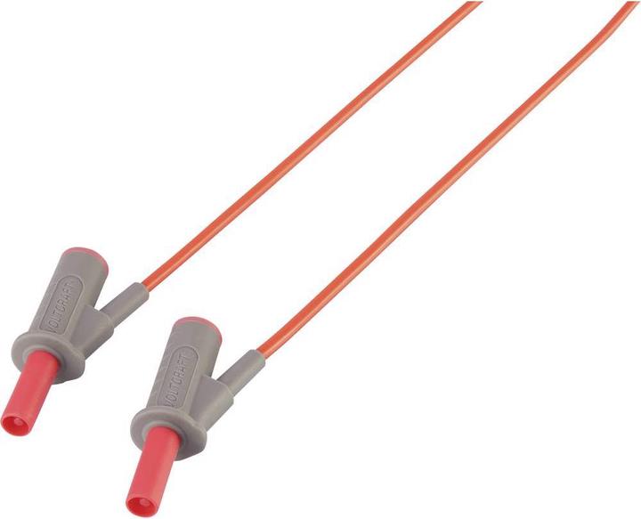 Actual product image Voltcraft Highly flexible test leads SET 0.25 m 1000 V, 600 V 10 A