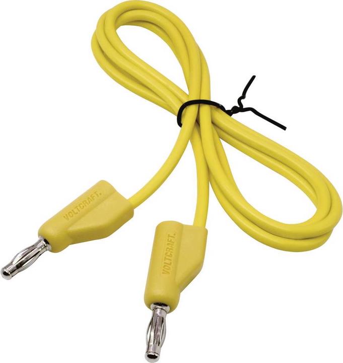 Actual product image Voltcraft Highly flexible test leads SET 1.0 m 30 V/AC, 60 V/DC 10 A
