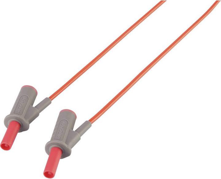 Actual product image Voltcraft Highly flexible test leads SET 0.5 m 1000 V, 600 V 10 A