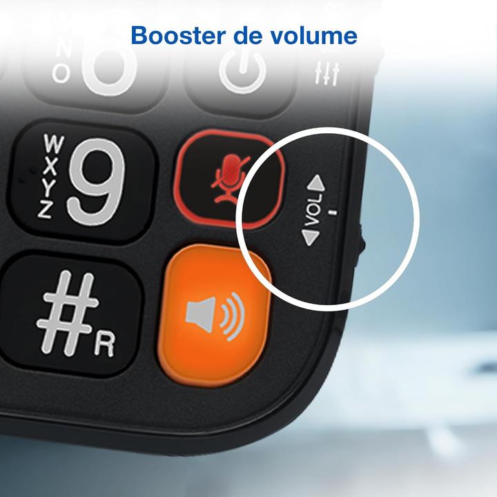 Actual product image VTech Corded Phone with Large Keys and Answering Machine