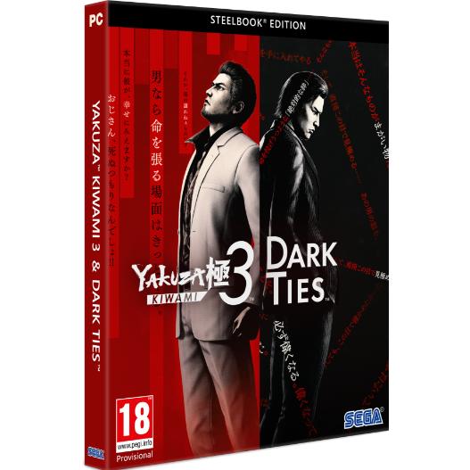 Sega, Yakuza Kiwami 3 and Dark Ties (Steelbook Edition)