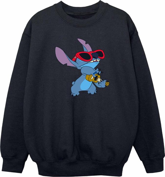 Actual product image Disney Boys Lilo And Stitch Guitar Sweatshirt (140, 146)