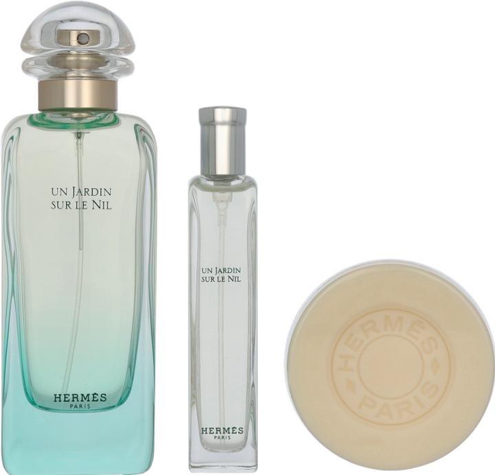 Actual product image Hermès Un Jardin sur le Nil Eau de Toilette 100ml + 15ml + Seife 50g (Body care set)