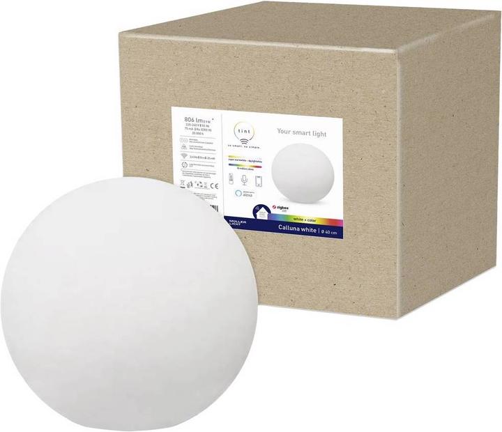 Produktbild Müller Licht 40 cm, white LED-Outdoor Wegeleuchten (Warmweiss, Outdoor)