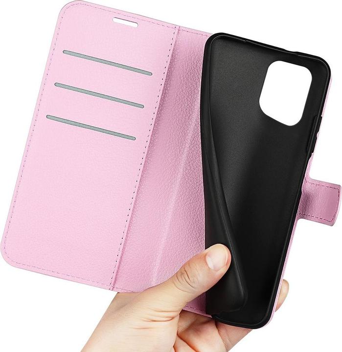 Actual product image Cover-Discount OPPO Find X5 - leather case cover pink (Oppo Find X5)
