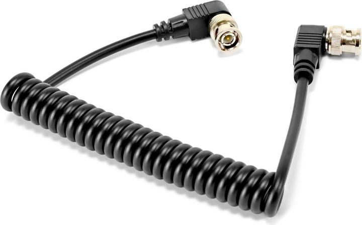 Produktbild Roko S1133A SDI Spiralkabel mit Winkelstecker (100cm) (1 m)