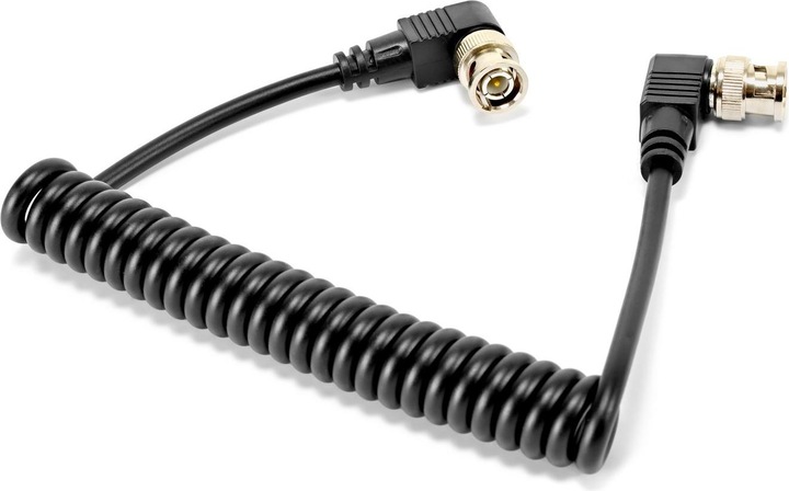 Actual product image Roko S1133A SDI spiral cable with right-angle plug (100cm) (1 m)