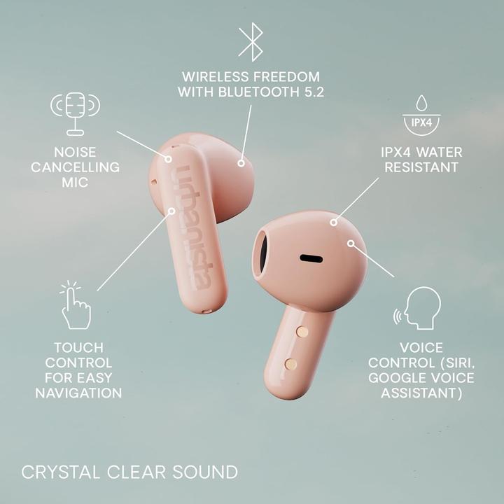 Produktbild Urbanista Copenhagen Bluetooth True Wireless In-Ear Kopfhörer Dusty Pink (32 h, Kabellos)