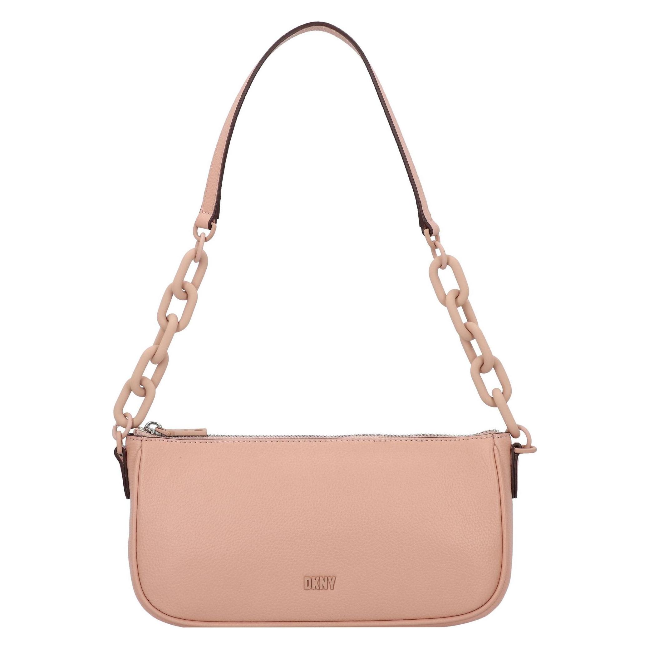 Dkny, Damen, Handtasche, Frankie Schultertasche Leder 27 Cm, Rosa
