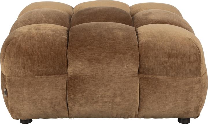 Produktbild Dutchbone Hocker Hackman Velours Cognac