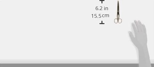 Actual product image Lerche Classic scissors, length 15.5 cm (15.50 cm)