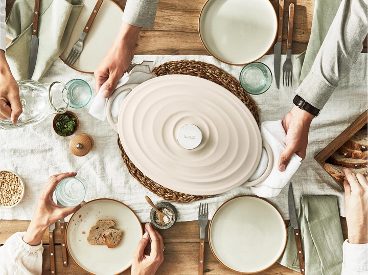 Produktbild Tefal LOV Bräter (34 cm, Bräter + Schmortopf, Kochtopf, Gusseisen)