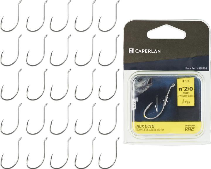 Actual product image Caperlan Hook Octopus Eye stainless steel