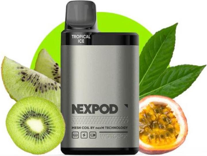 Actual product image Wotofo Nexpod Ersatzpod 7000 - Tropical Ice (Passion fruit, Kiwi)