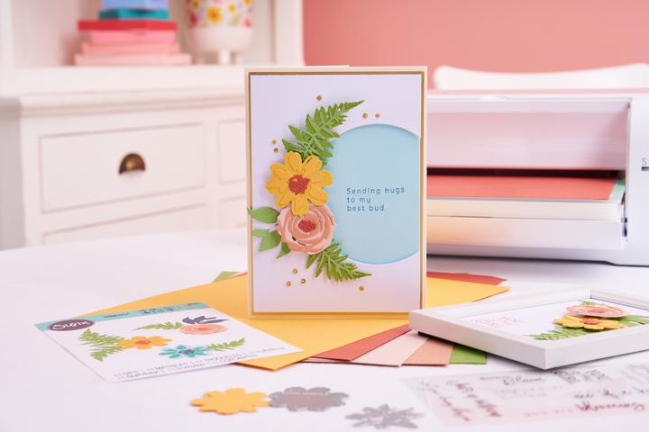 Image du produit Sizzix Thinlits pochoir de découpe "Flowers & Fern
