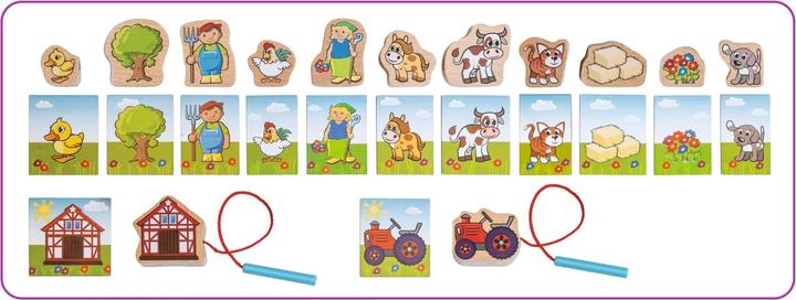 Actual product image Eichhorn Houten Rijgspel, 13dlg.