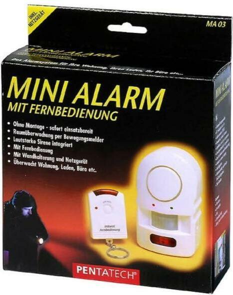 Actual product image Pentatech Mini Alarm MA03