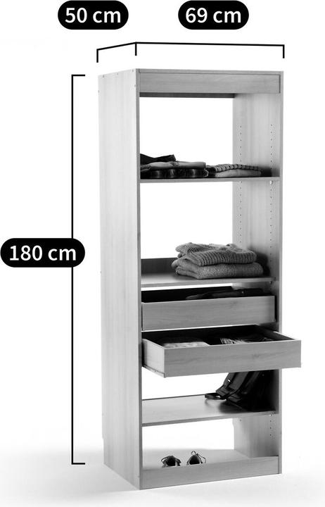 Actual product image La Redoute Interieurs Build (69 x 50 x 180 cm)