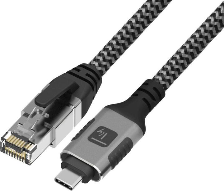 Produktbild Techly Kabel sieciowy USB-C na Gigabit Ethernet RJ45 3m (CAT6, 3 m)